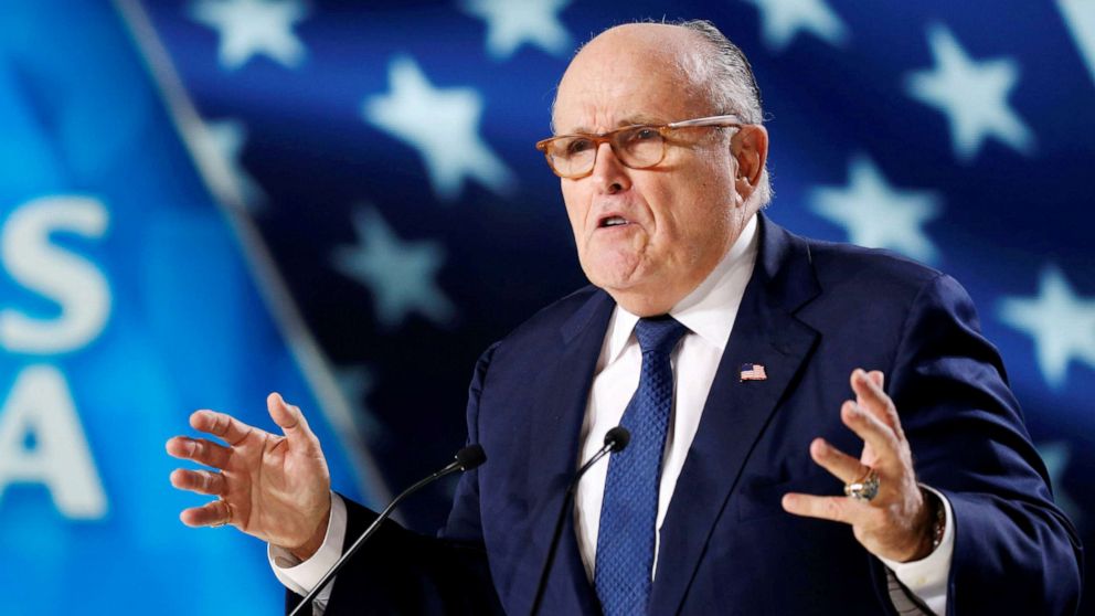 Rudy Giuliani hospitalized with COVID-19